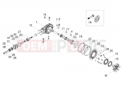 MOTOGUZZI V7 III Stone 750 E4 2019 (EMEA) Rear transmission / Components