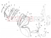 PIAGGIO Liberty 50 iGet 4T 3V (RP8CA11) Front shield