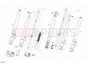 DUCATI 2008 Sportclassic 1000 FRONT FORK » FRONT SUSPENSION