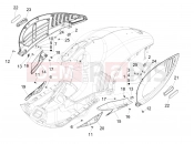 vespa 946 150 4T 3V ABS Side cover - Spoiler