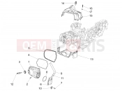vespa 946 150 4T 3V ABS Cylinder head cover