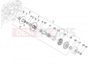 vespa GTV 300 / GTV 300 Touring 4V ie (USA) Driven pulley