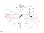 DUCATI Superbike 1098 S FUEL TANK » TANK/SEAT