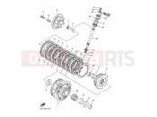 YAMAHA FZ6-N Fazer Naked FZ6-NS FZ6 NAKED (1B39) 2006 CLUTCH