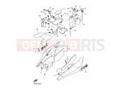 YAMAHA FZ6-N Fazer Naked FZ6-NS FZ6 NAKED (1B39) 2006 SIDE COVER