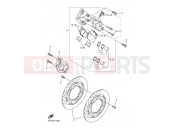 YAMAHA FZ6-N Fazer Naked FZ6-NS FZ6 NAKED (1B39) 2006 FRONT BRAKE CALIPER