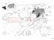DUCATI Superbike 1098 S Tricolore SEAT » TANK/SEAT