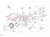 DUCATI Superbike 1098 S Tricolore GENERATOR COVER - WATER PUMP » COOLING SYSTEM
