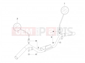 vespa LX 125 Touring ie Driving mirror/s