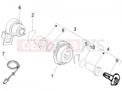 vespa LX 125 Touring ie Locks