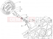 vespa LX 125 Touring ie Rear brake - Brake jaw