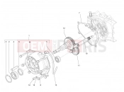 vespa LX 125 Touring ie Reduction unit