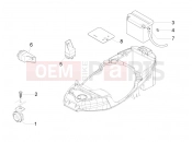 vespa LX 125 Touring ie Remote control switches - Battery - Horn