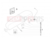 vespa LX 125 Touring ie Saddle/seats