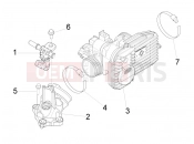 vespa LX 125 Touring ie Throttle body - Injector - Induction joint