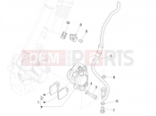 vespa Elettrica (BE, DE, EU, FR, GB, IT) Brakes pipes - Calipers