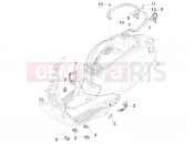vespa Elettrica (BE, DE, EU, FR, GB, IT) Side cover - Spoiler