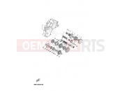 YAMAHA TZR 50 TZR50 X-POWER (5WXB) 2005 GETRIEBE