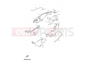 YAMAHA TZR 50 TZR50 X-POWER (5WXB) 2005 SEITENDECKEL