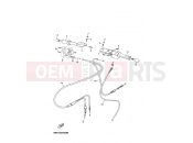 YAMAHA TZR 50 TZR50 X-POWER (5WXB) 2005 LENKER & KABEL