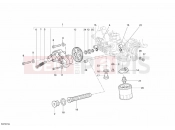 DUCATI Multistrada 1100 S OIL PUMP - FILTER » LUBRICATION SYSTEM