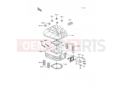 KAWASAKI 1989 Cylinder Head/Cylinder