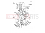 KAWASAKI 1989 Crankcase