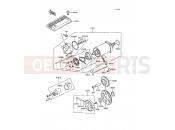 KAWASAKI 1989 Starter Motor