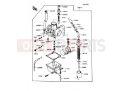 KAWASAKI KD80X (KD80-N2) Carburetor