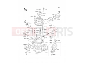 KAWASAKI 1989 Cylinder Head/Cylinder