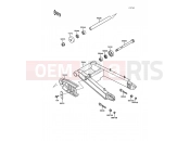 KAWASAKI 1989 Swingarm