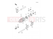 KAWASAKI 1990 Gear Change Drum/Shift Fork(s)