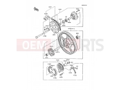 KAWASAKI 1990 Rear Hub