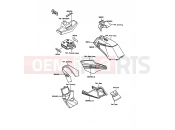 KAWASAKI 1990 Decals(Green/White)