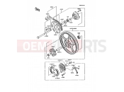 KAWASAKI 1990 Rear Hub