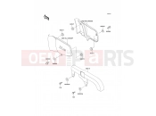 KAWASAKI 1990 Side Covers/Chain Cover