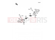 KAWASAKI KD80X (KD80-N3) Footrests