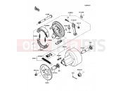 KAWASAKI KD80X (KD80-N3) Rear Hub