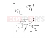 KAWASAKI KD80X (KD80-N3) Reflectors