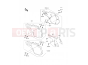 KAWASAKI 1990 Side Cover/Chain Case