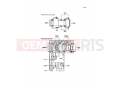KAWASAKI 1990 Crankcase Bolt Pattern