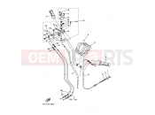 YAMAHA YFM 80 Grizzly YFM80G YFM80GT GRIZZLY 2D31 2005 STEERING HANDLE & CABLE