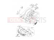 YAMAHA YFM 80 Grizzly YFM80G YFM80GT GRIZZLY 2D31 2005 EMBLEM & LABEL 1