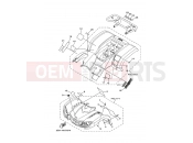 YAMAHA YFM 80 Grizzly YFM80G YFM80GT GRIZZLY 2D31 2005 EMBLEM & LABEL 2