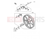 KAWASAKI 1990 Front Hub