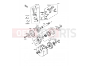 KAWASAKI 1990 Crankshaft