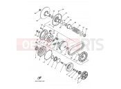 YAMAHA YFM 350 Bruin YFM350FWA YFM35FAT BRUIN 4WD 5UH8 2005 CLUTCH