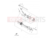 YAMAHA YFM 350 Bruin YFM350FWA YFM35FAT BRUIN 4WD 5UH8 2005 STARTING MOTOR