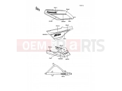 KAWASAKI AR50 (AR50-C9) Decal(White)