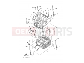 YAMAHA YFM 660 R Raptor YFM660R YFM660RT 5LPV 2005 CYLINDER HEAD